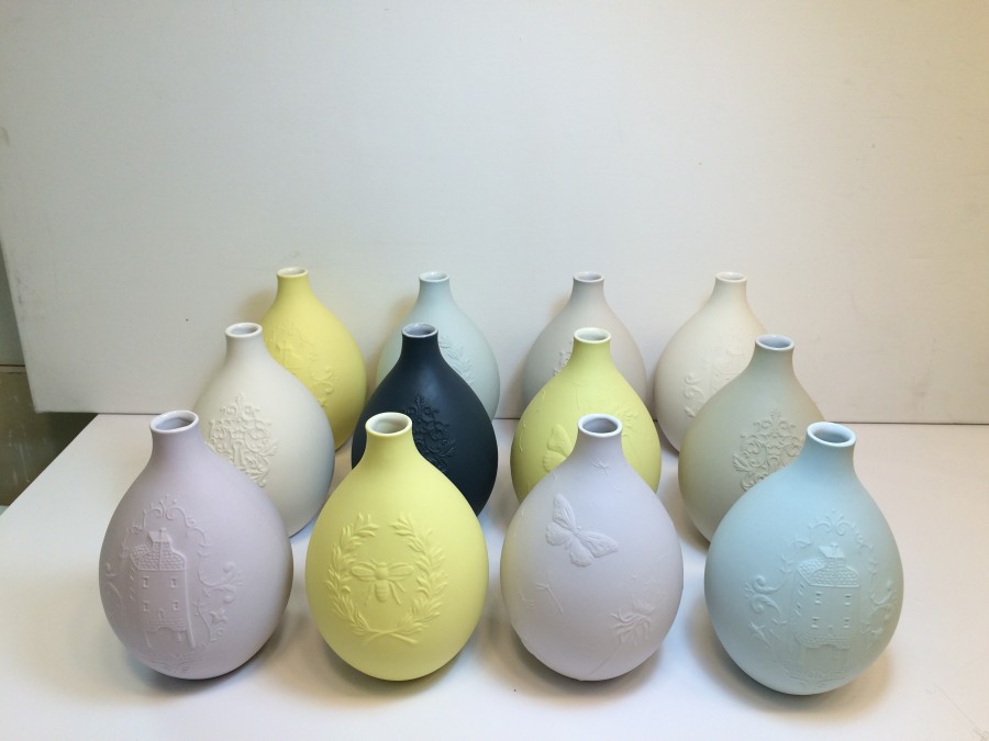 New colour Egg Vases for a single stem or for the eyes delight alone!